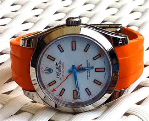 rolex milgauss bracelet strap.